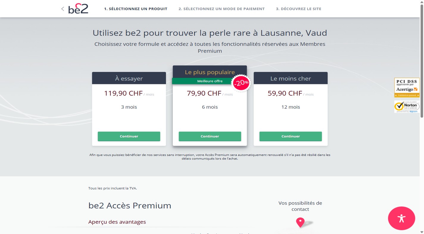 Be2 prix
