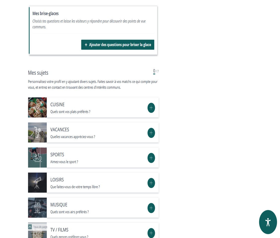 Exemple de profil CoupDeFoudre40Plus 3
