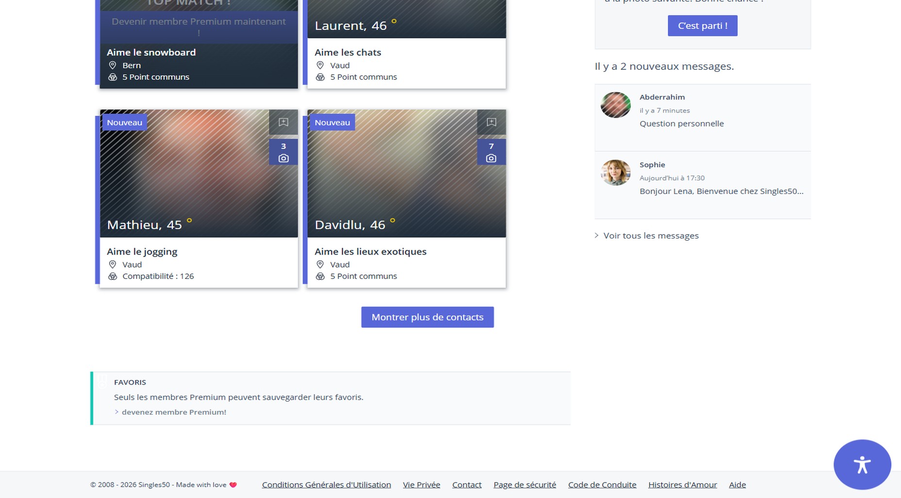 Exemple de profil Singles50 3