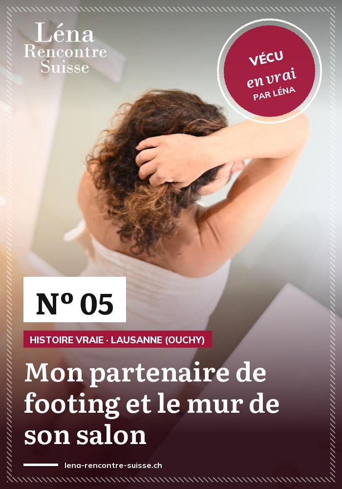 Mon partenaire de footing et le mur de son salon
