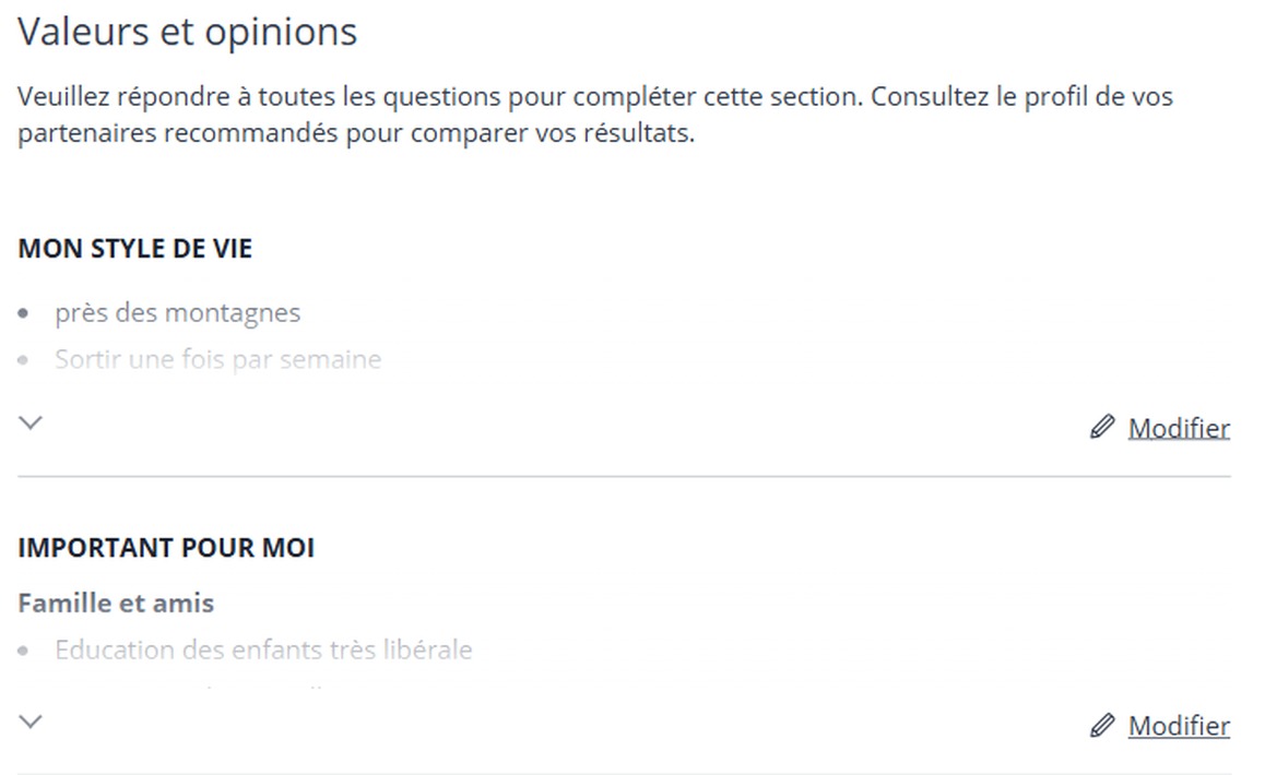 Questions flirt sur le profil Be2